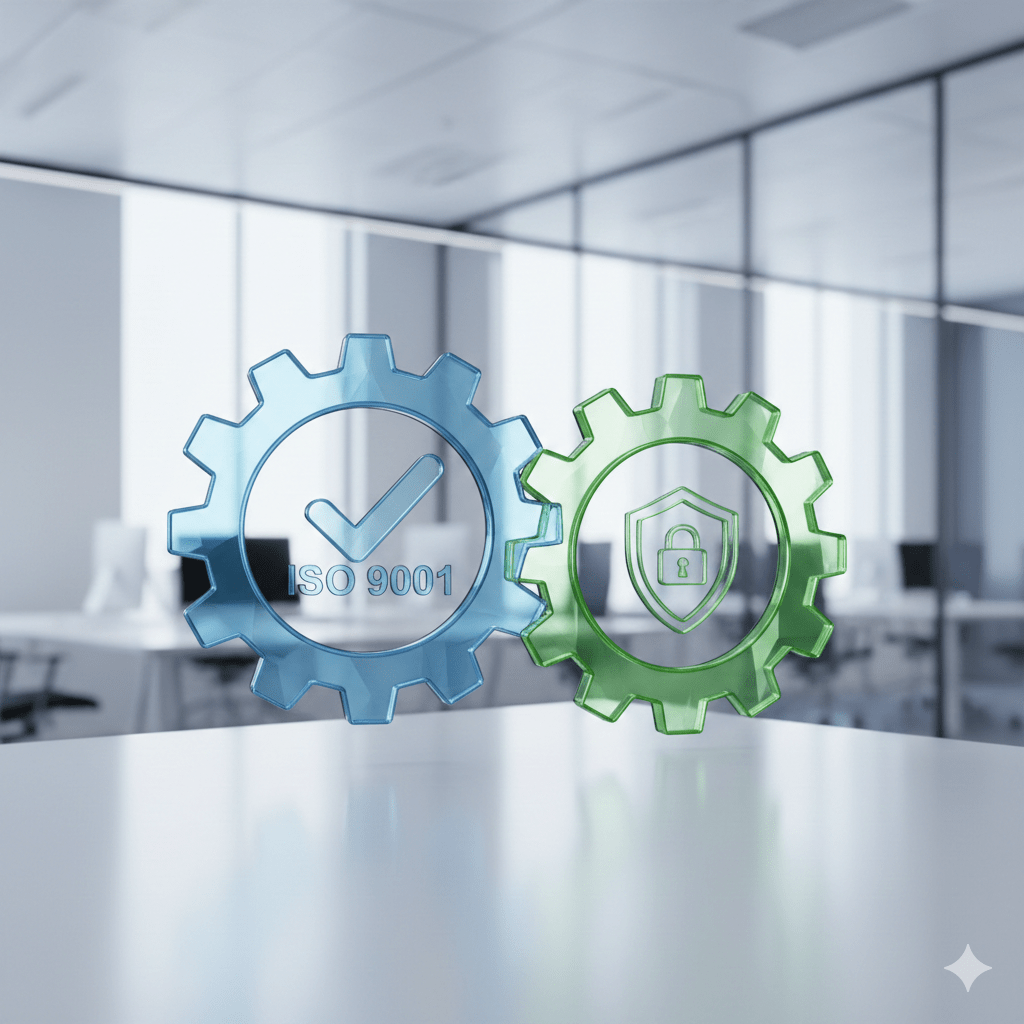 Visualisierung eines Integrierten Managementsystems (IMS) zur Kombination von ISO 9001 und ISO 27001